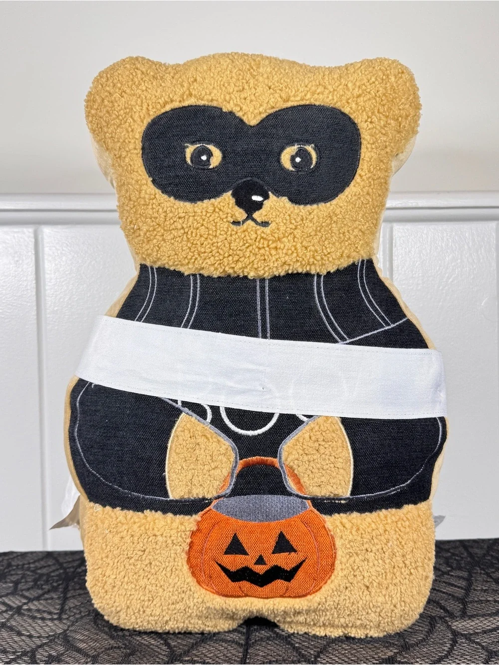 NEW Teddy Bear Halloween Pillows 2pk